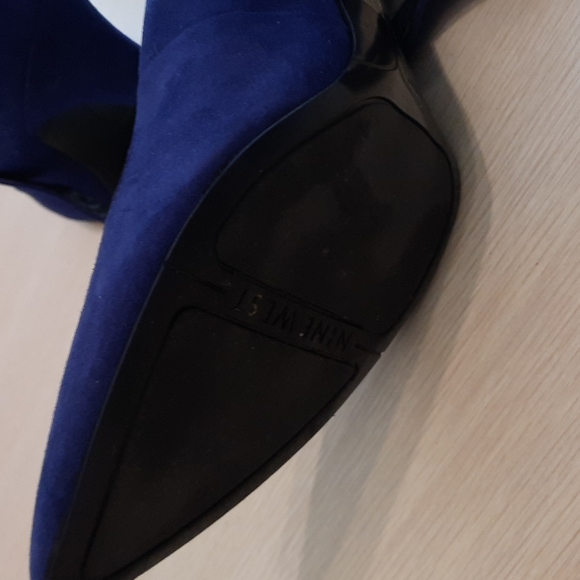 Nine West blue suede shoes - Picture 7 of 12